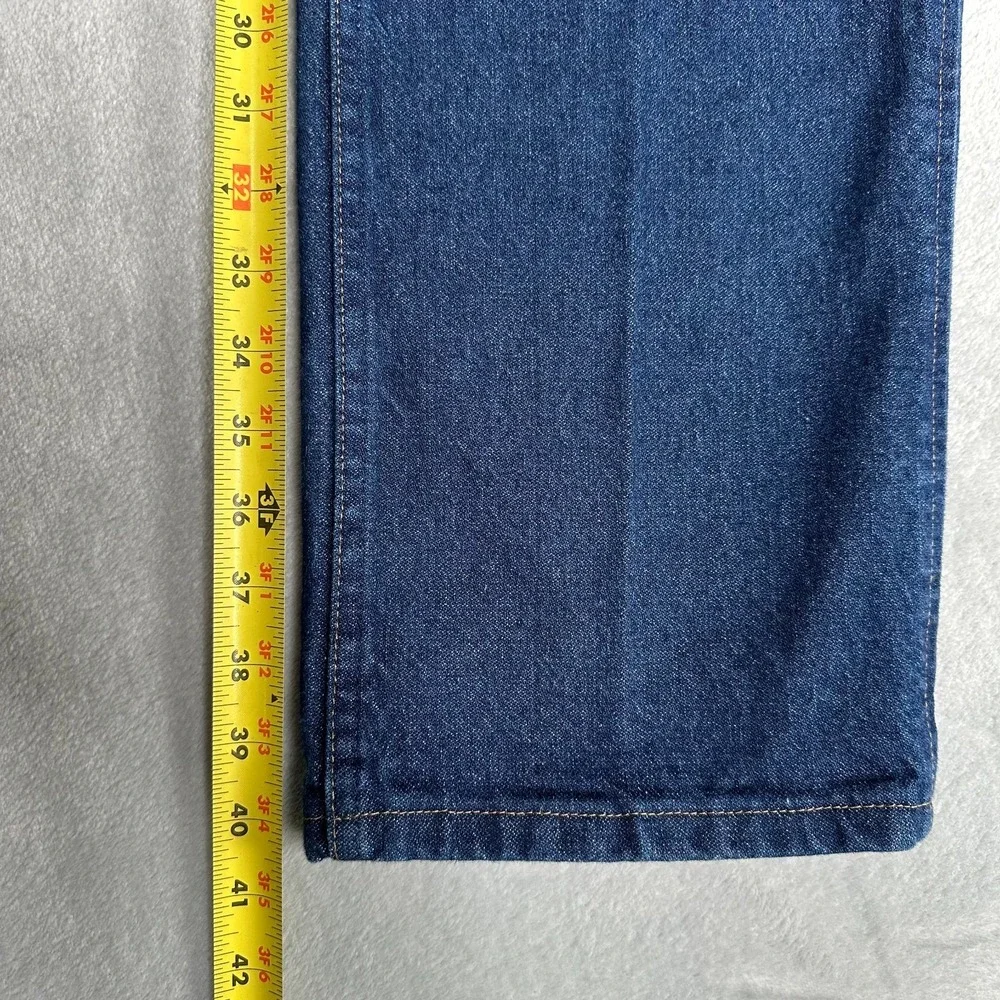 Wrangler 47MWZ‎ Regular Fit Jeans Mens 36x30 Blue Denim Cowboy cut Western Work
